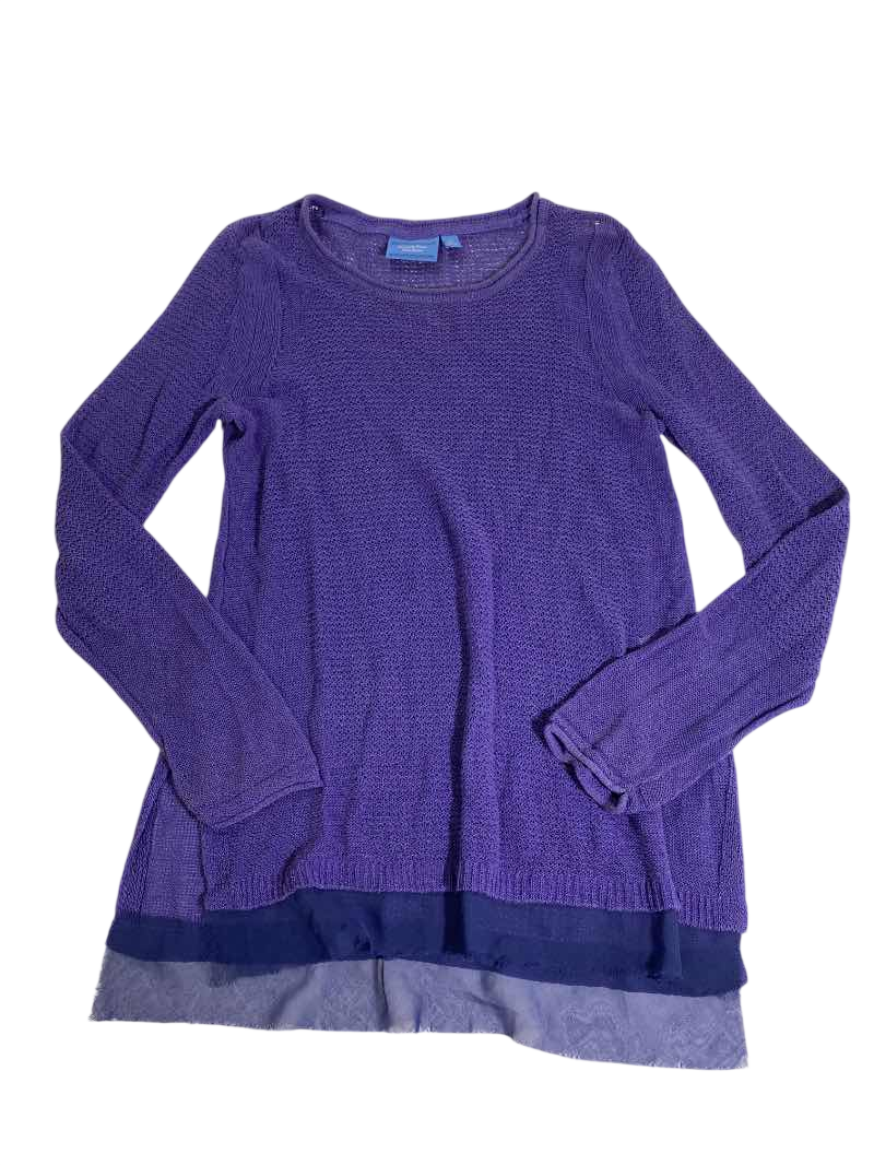 Simply Vera Wang  Layered Hem Long Sleeves