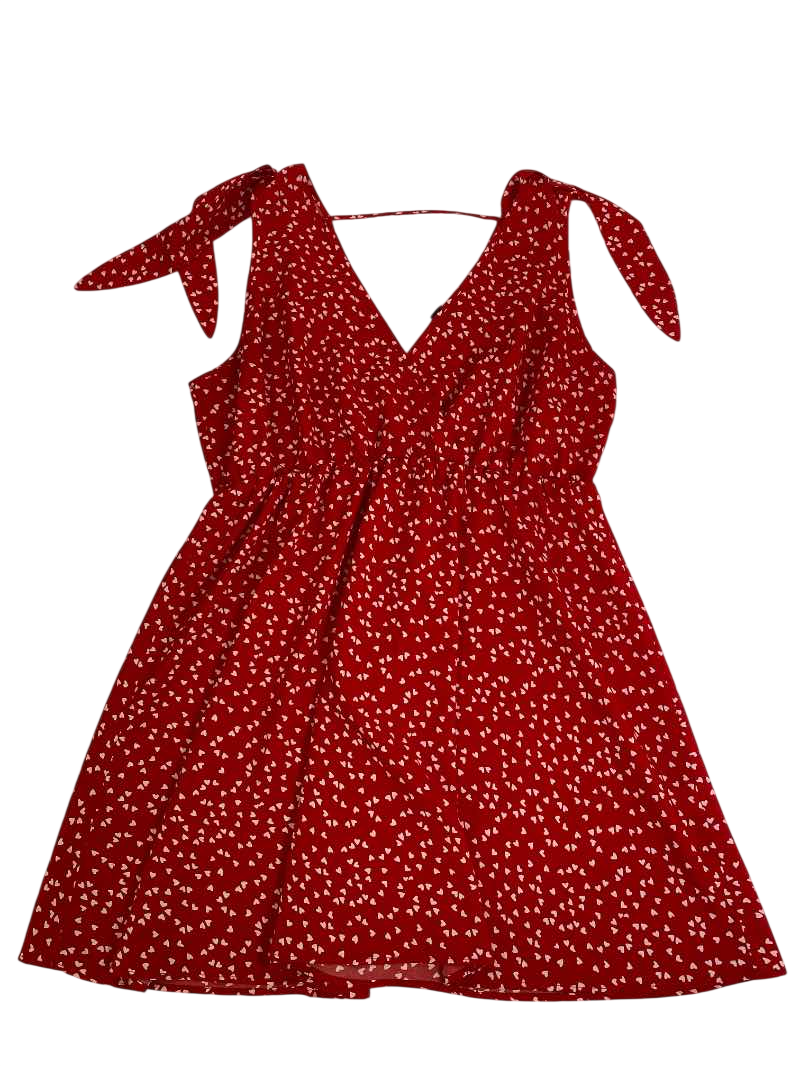 SHEIN  V-Neck Tie Strap Dresses