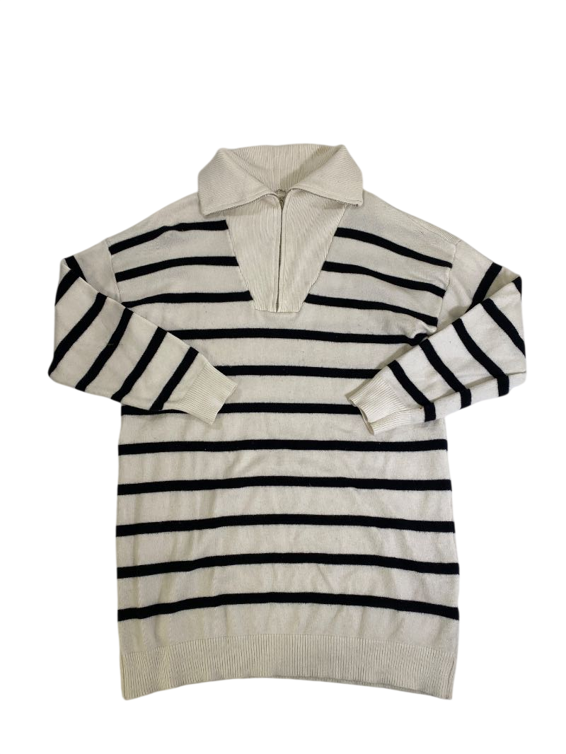None Striped pullover sweater Long Sleeves