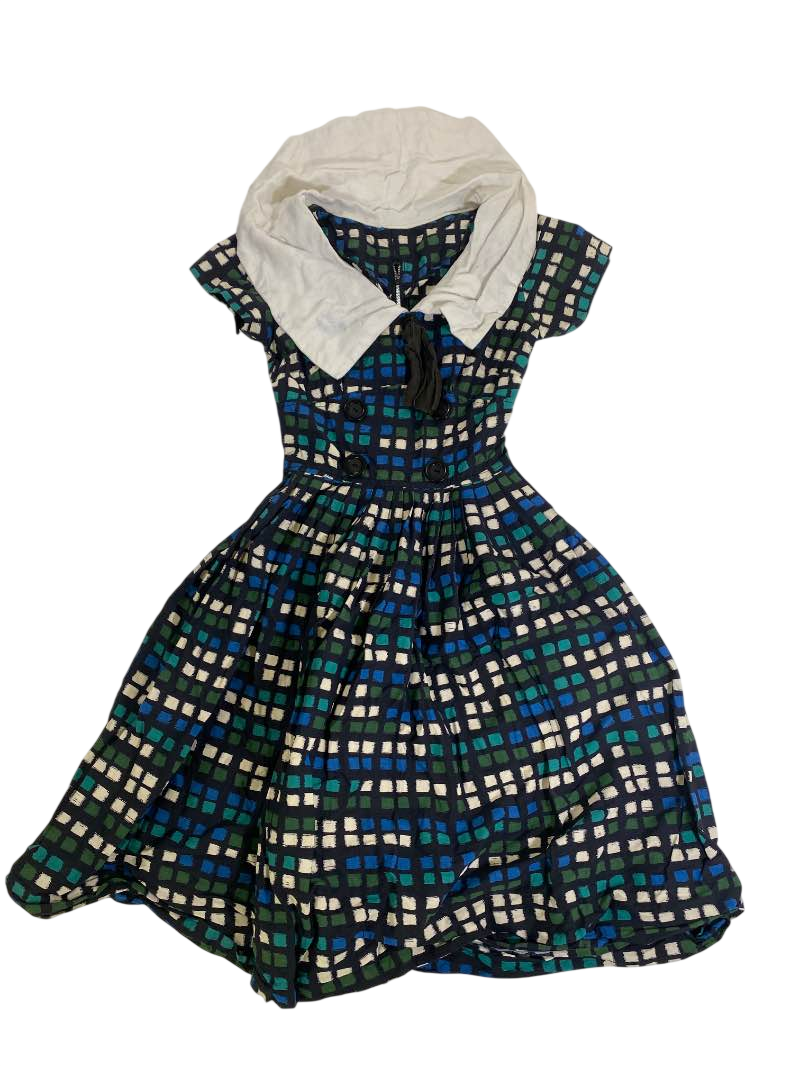 None Checkered dress Vintage