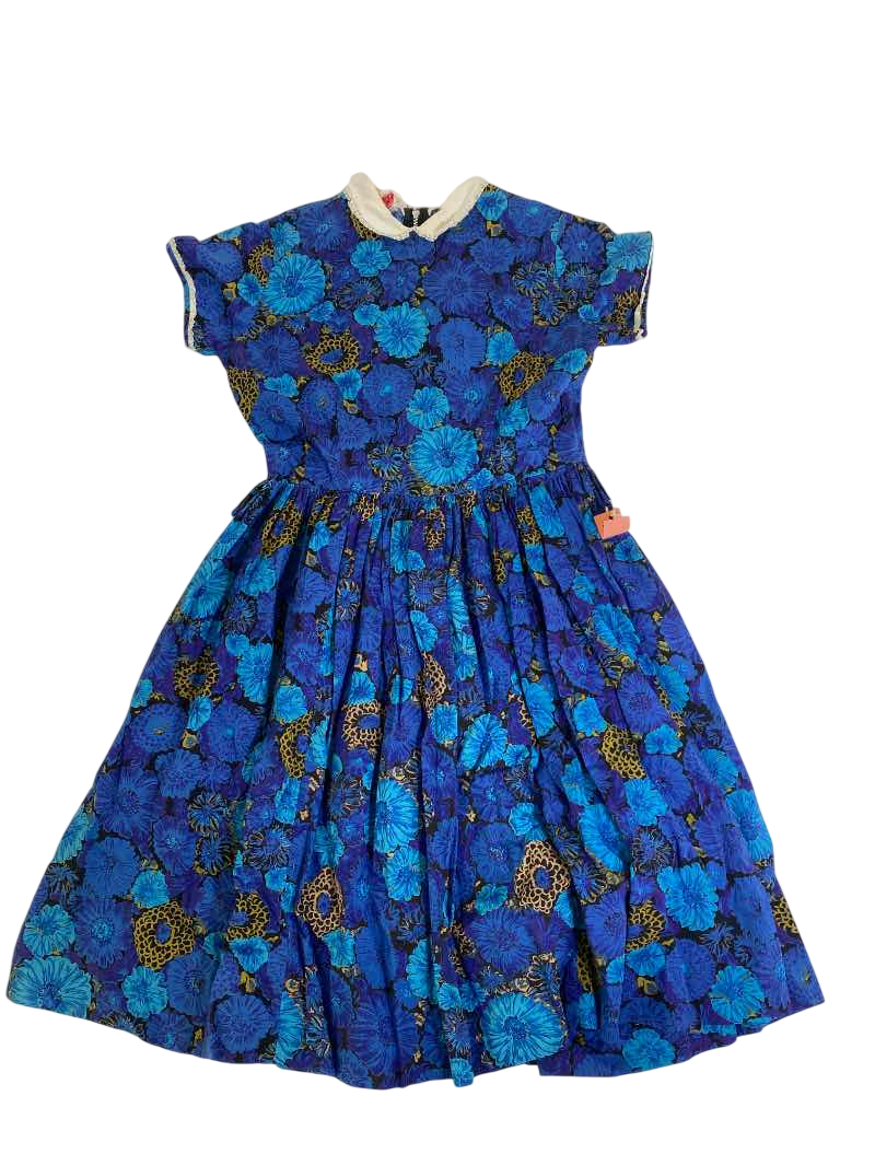 None Floral Dress Vintage