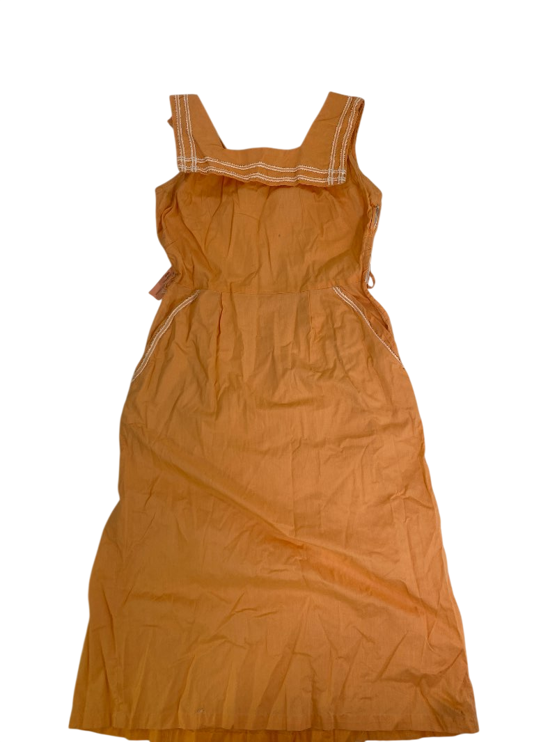None Sleeveless Midi Dress Vintage
