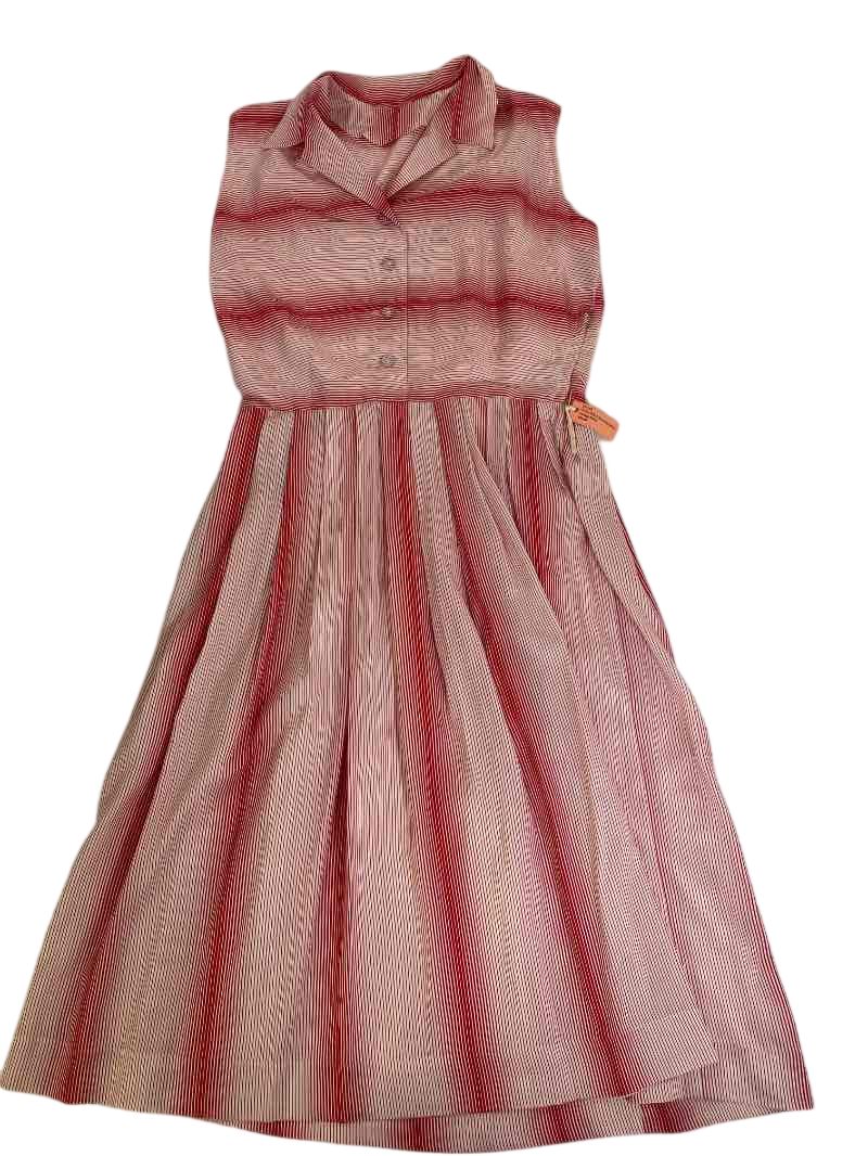 None Retro Sleeveless Dress Vintage
