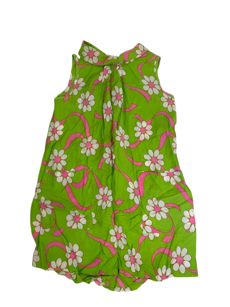 None Retro Floral Dress Vintage