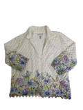 Alfred Dunner  Floral lace cardigan Long Sleeves