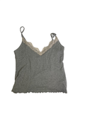 Free People  V-Neck Lace Trim Tanks