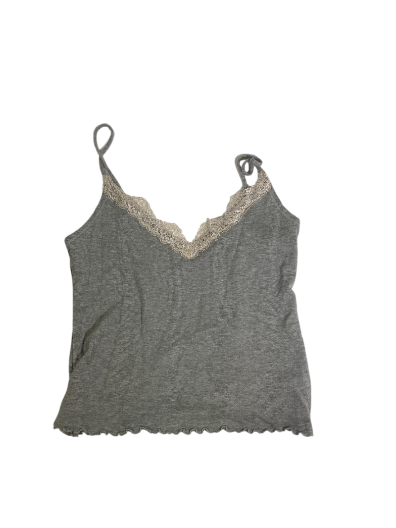 Free People  V-Neck Lace Trim Tanks