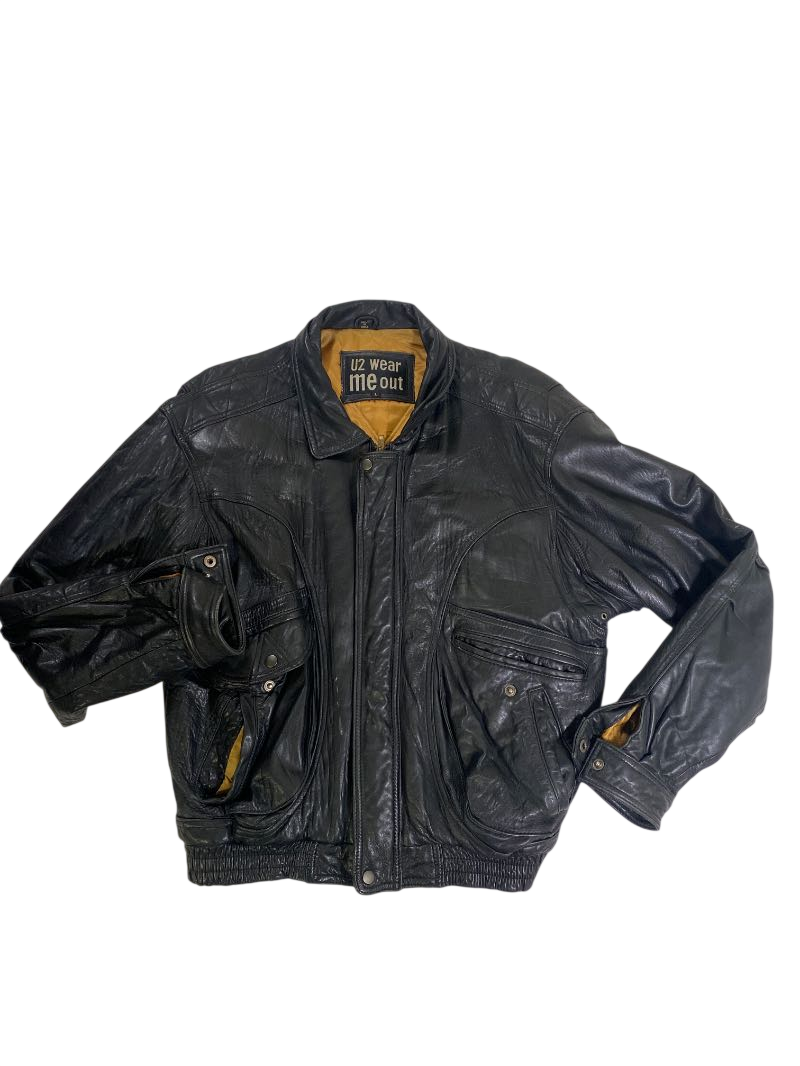 U2 Wear Me Out Vintage Leather Jacket Vintage