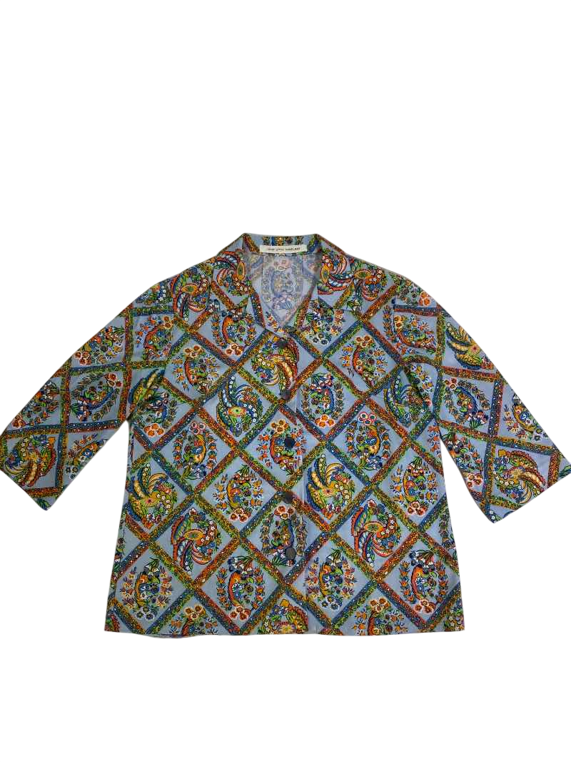 Henrietta Spoelman  Vintage Printed Blouse Vintage
