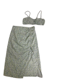 SHEIN  Ruched two-piece set Set
