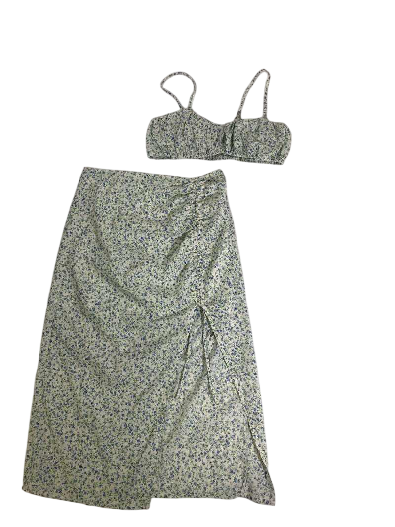 SHEIN  Ruched two-piece set Set