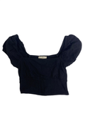 LA Hearts  Cropped Puff Sleeve Short Sleeves