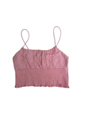 LA Hearts  Smocked Crop Tank Tanks