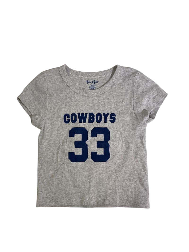 John Galt  Cropped T-Shirt Short Sleeves