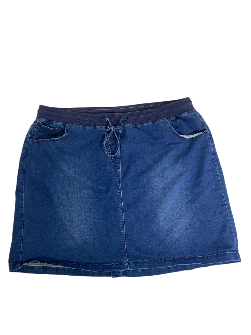 Women Within  Drawstring denim skirt Skirt