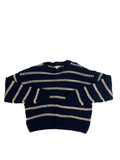 Z Supply Striped Knit Sweater Long Sleeves