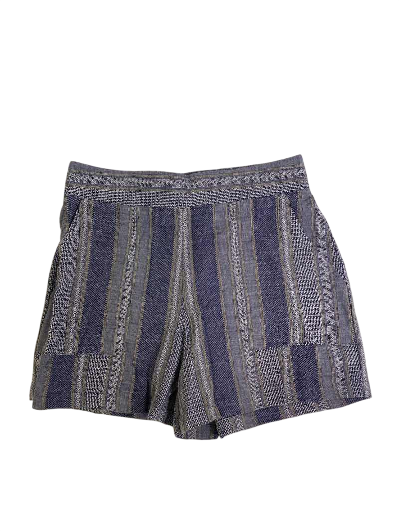 Evereve Striped High-Waist Shorts Shorts