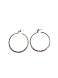 None Textured hoop earrings Jewelry