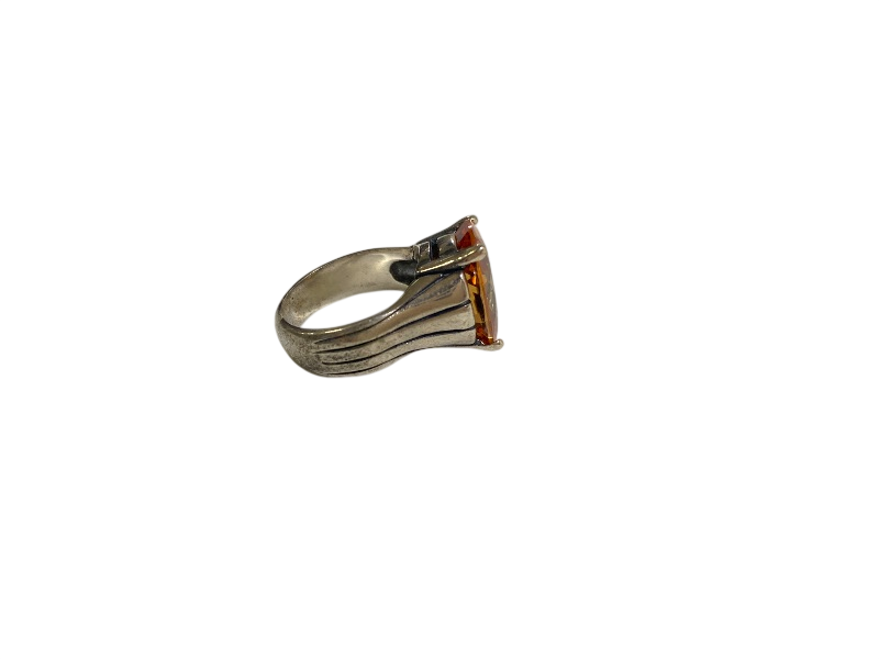 None Faceted gemstone ring Jewelry