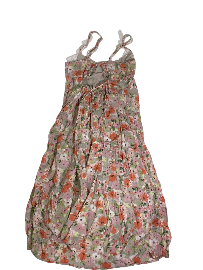 None Spaghetti Strap Midi Dress Dresses