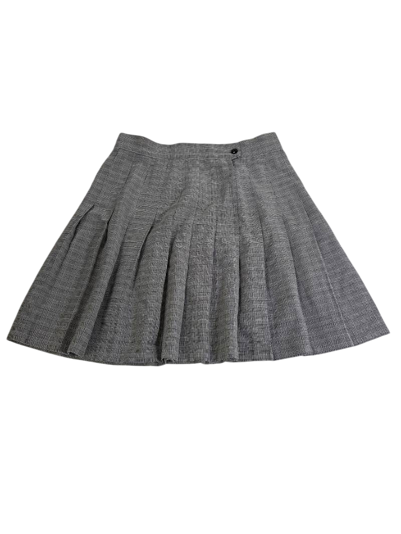 String Bean Pleated Skirt Skirt