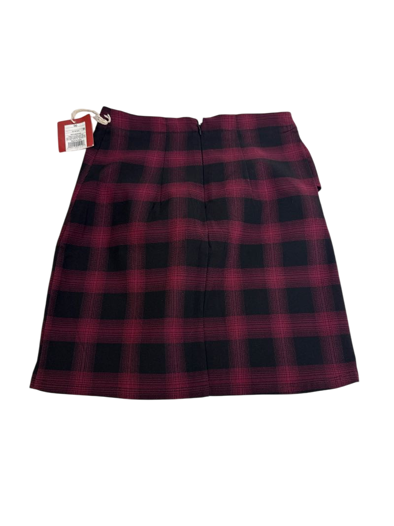 Mossimo Plaid Ruffle Mini Skirt Skirt