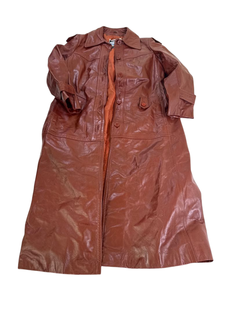 Suburban Heritage Vintage Leather Coat Vintage