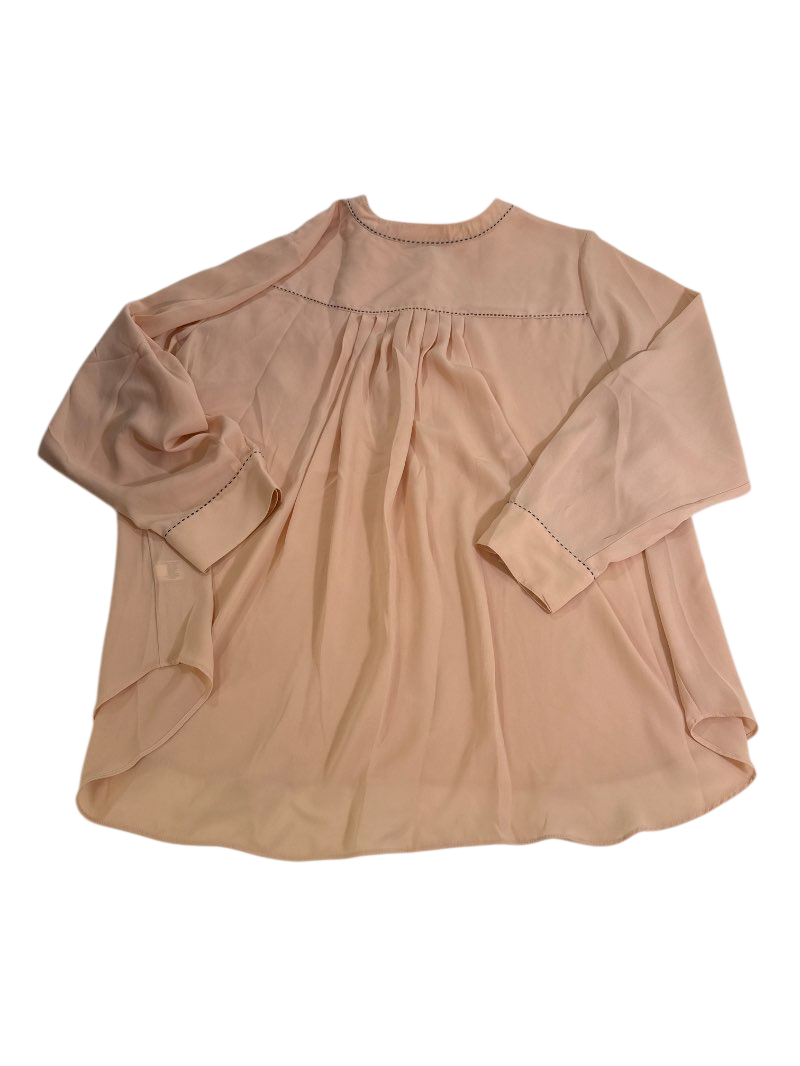 Lane Bryant Button Detail Tunic Long Sleeves