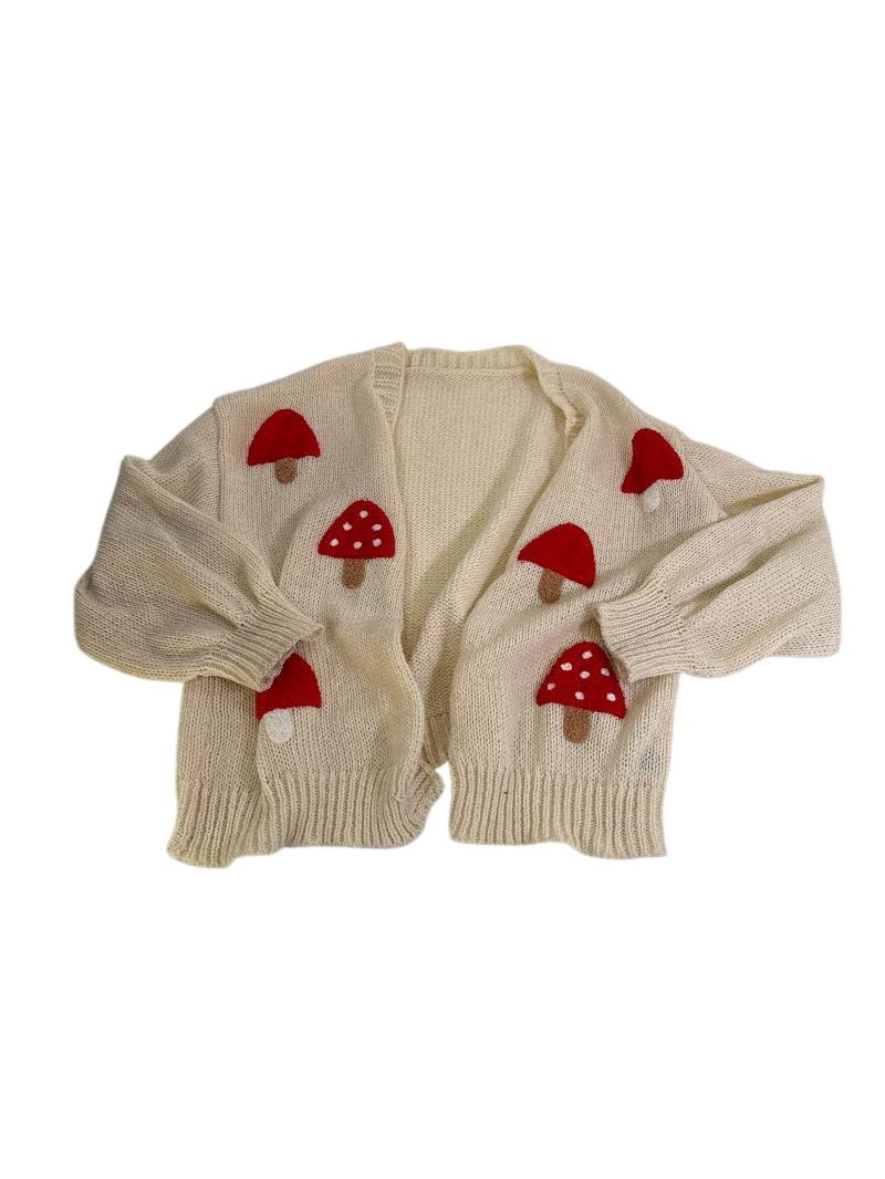 Shein Graphic Cardigan Sweaters