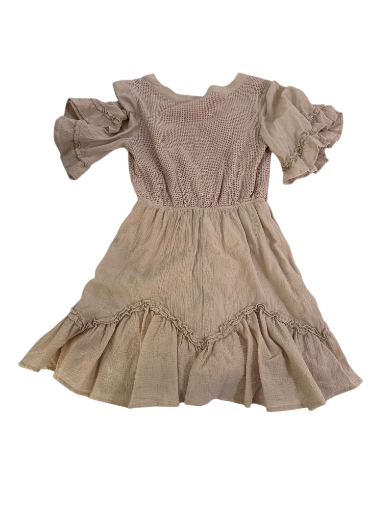 Here comes the sun  V-Neck Ruffle Dresses