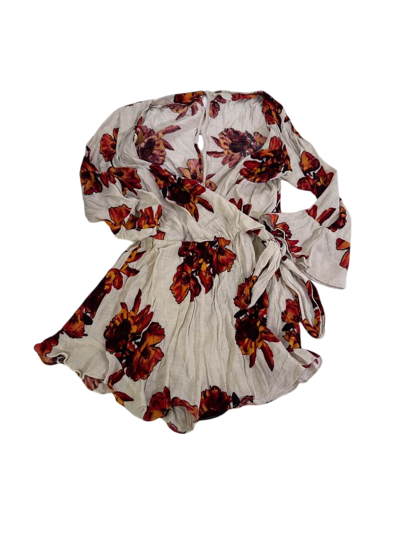 Free People Floral Wrap Dress Dresses