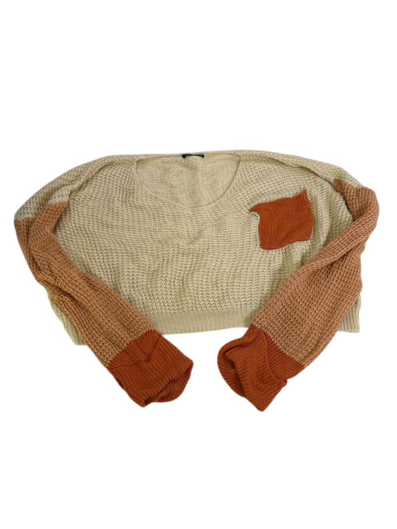 SHEIN  Colorblock Knit Sweater Sweaters