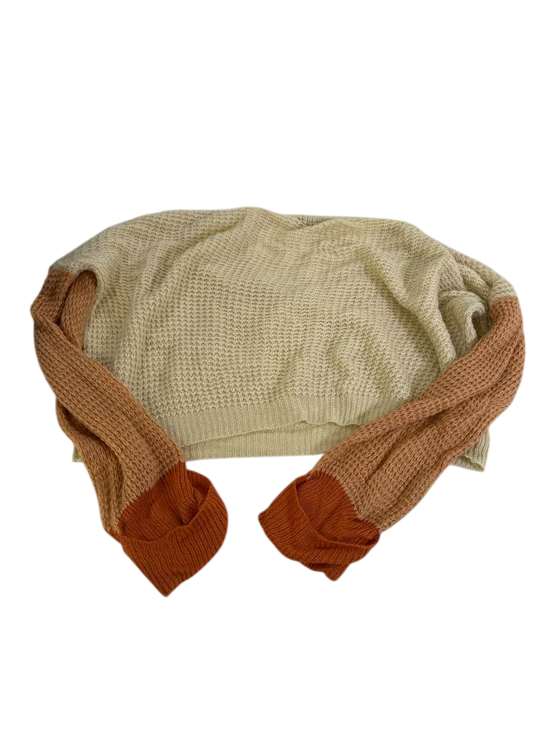 SHEIN  Colorblock Knit Sweater Sweaters