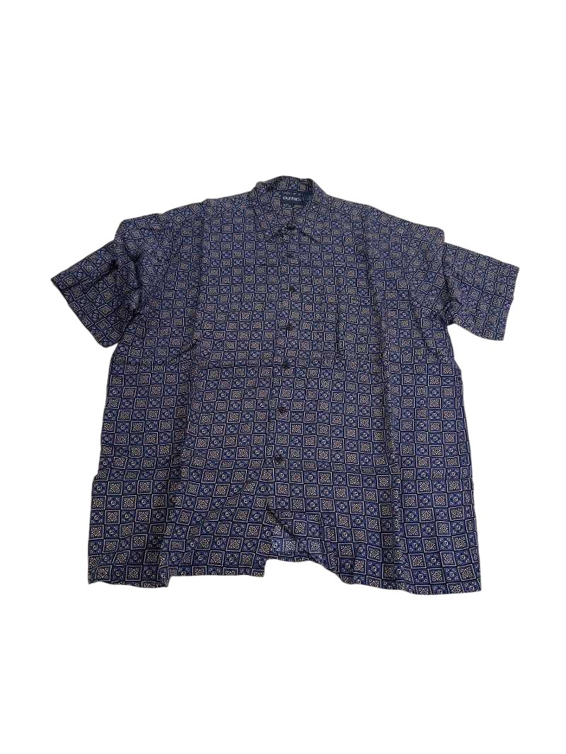 Puritan  Patterned Button-Up Short Sleeves