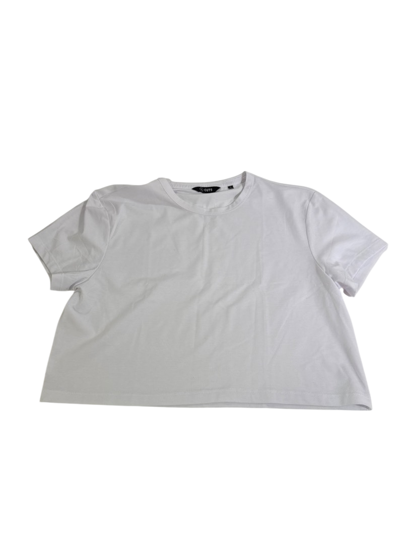 Cuts Crew Neck T-Shirt Short Sleeves