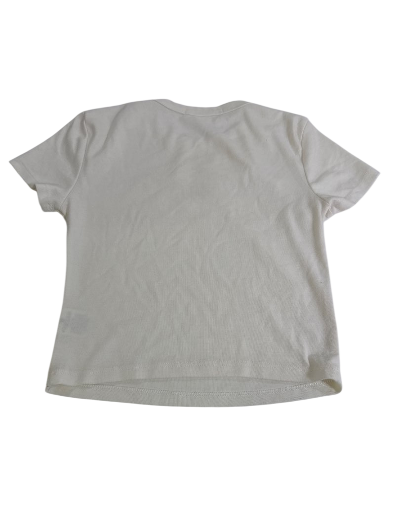 Pink Rose Crew Neck Tee Short Sleeves