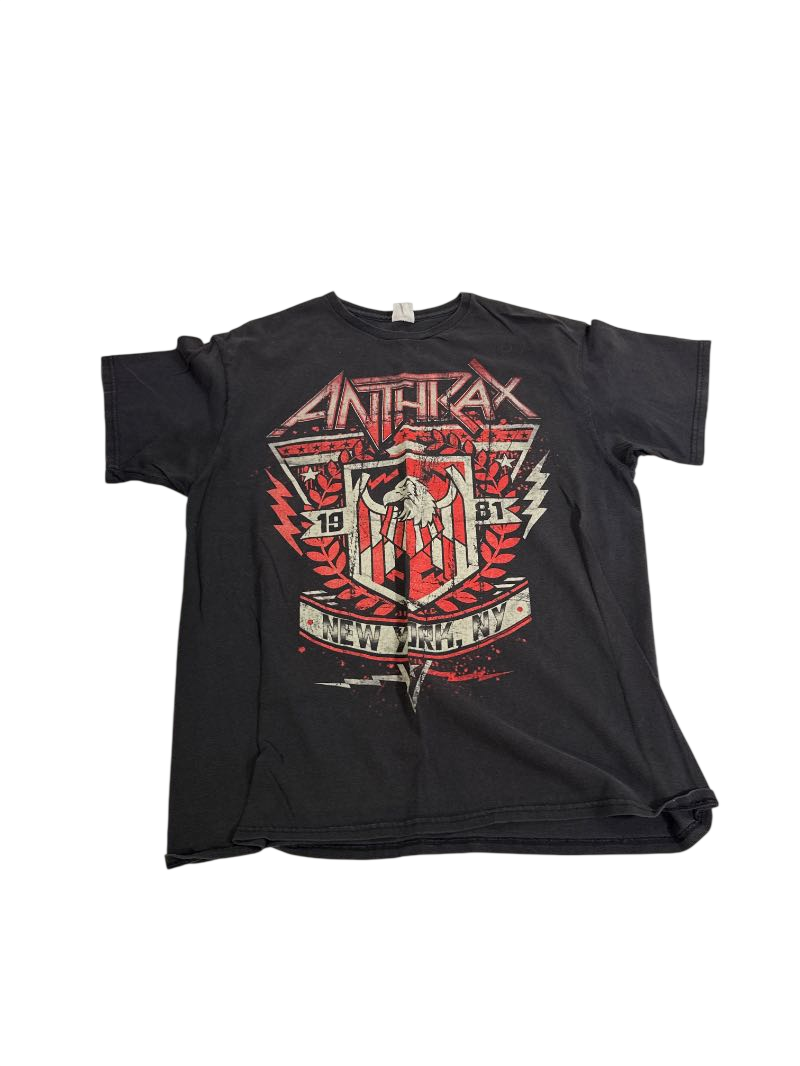 None Graphic Band T-Shirt Vintage