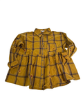 Easel Plaid Button-Down Long Sleeves