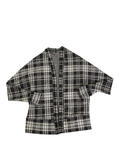 BKE Plaid open cardigan Long Sleeves