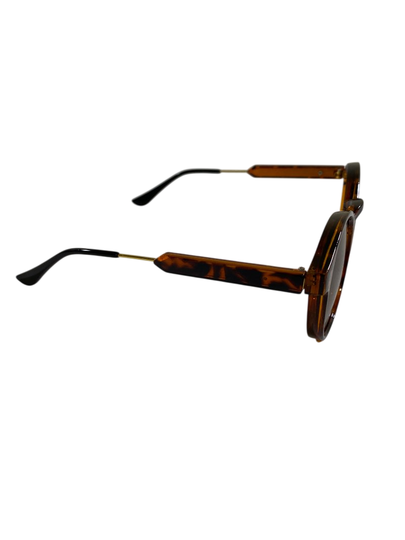 None Round Frame Sunglasses