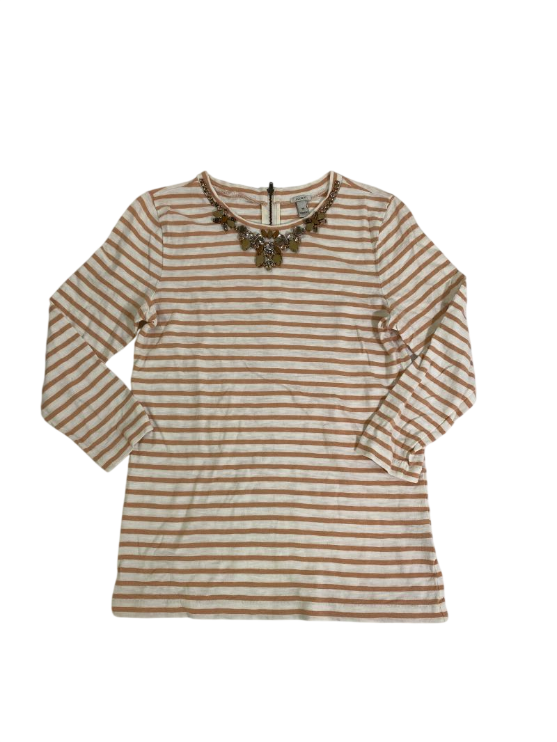 J. crew  Striped Crew Neck Long Sleeves