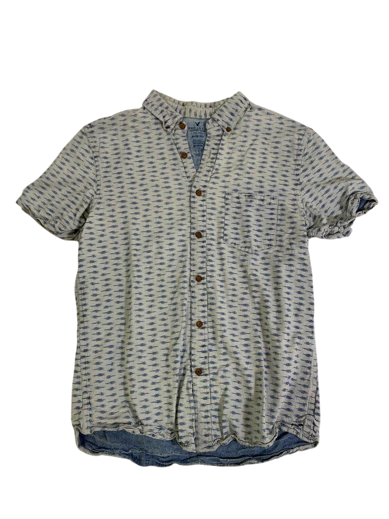 American Eagle  Short Sleeve Button-Up Men's