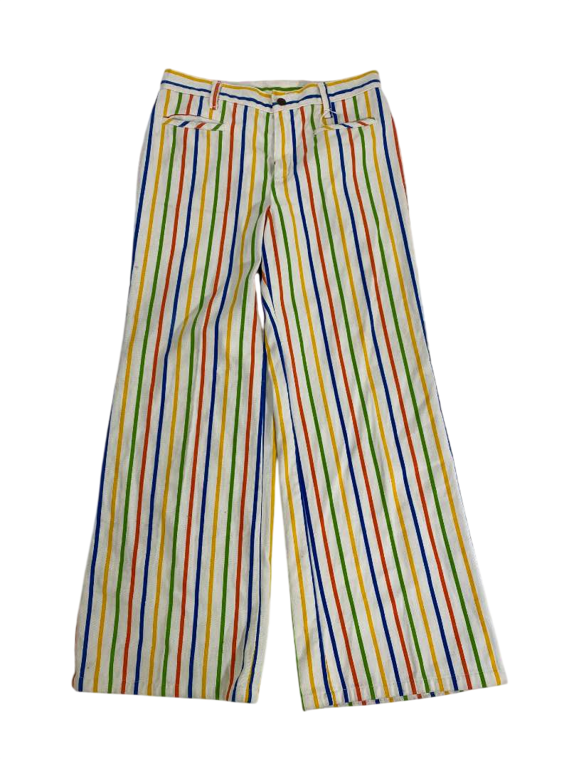 JCPenny  Striped Wide-Leg Pants Vintage