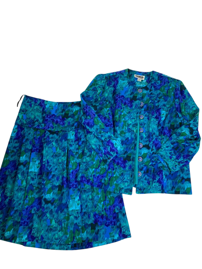 Jo Hanna York  Vintage Skirt Suit Vintage