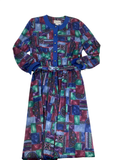 Nancy II Vintage Patterned Dress Vintage