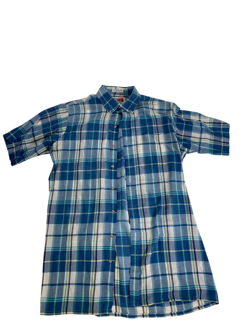Arrow Sport  Plaid Button-Up Shirt Vintage