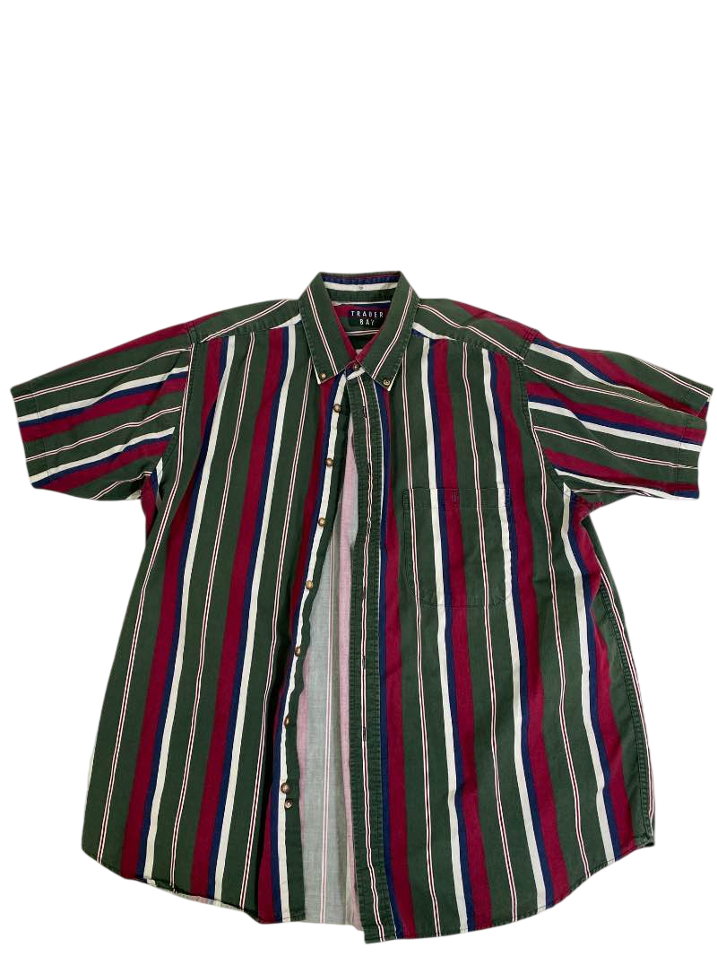 Trader Bay  Vintage Striped Button-Up Vintage