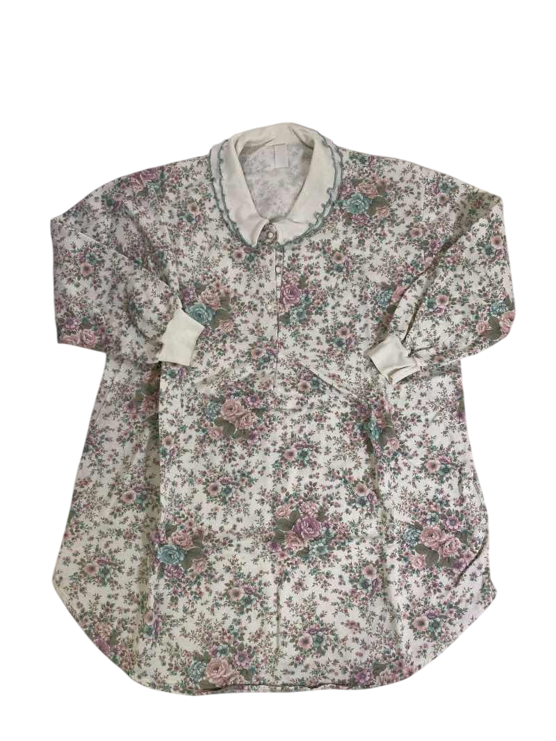 None Floral Button-Up Vintage