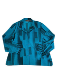TanJay  Striped Button-Up Blouse Vintage