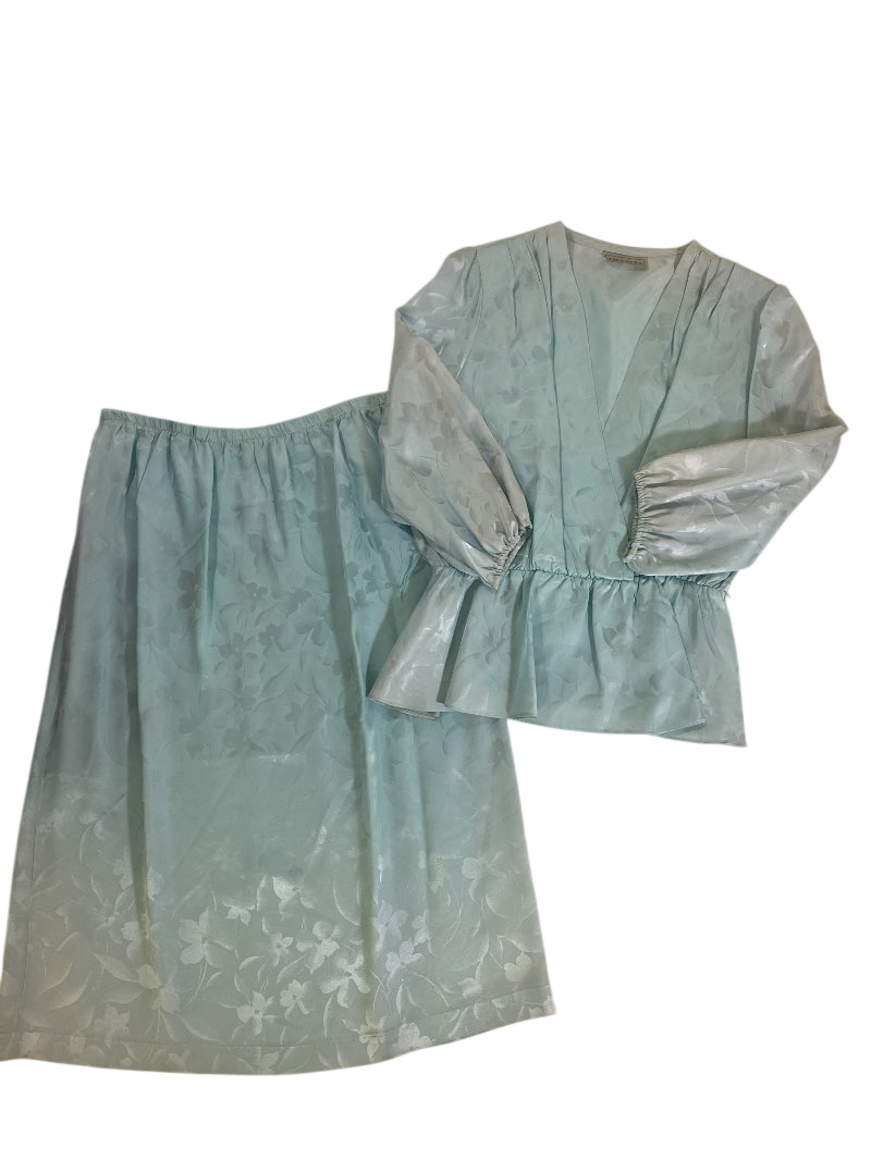 Lisa Cole  Vintage Blouse & Skirt Set Vintage